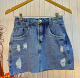 Saia jeans Monica